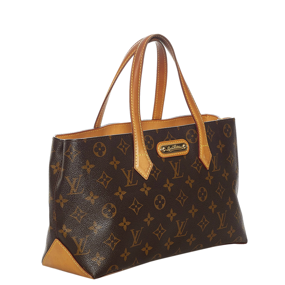 

Louis Vuitton Monogram Canvas Wilshire PM bag, Brown