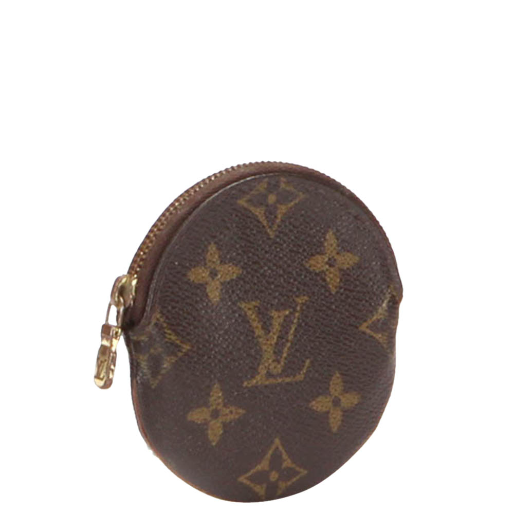

Louis Vuitton Brown Monogram Canvas Round Coin Purse