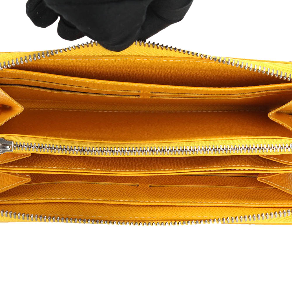 

Louis Vuitton Yellow Epi Leather Zippy Wallet