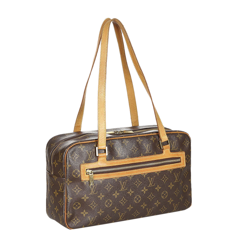 

Louis Vuitton Brown Monogram Canvas Cite GM Bag