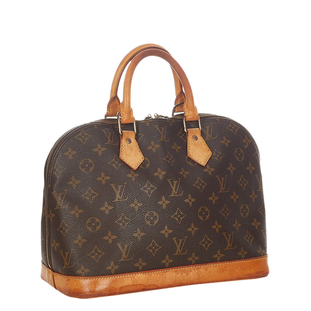 

Louis Vuitton Brown Monogram Canvas Alma PM Bag