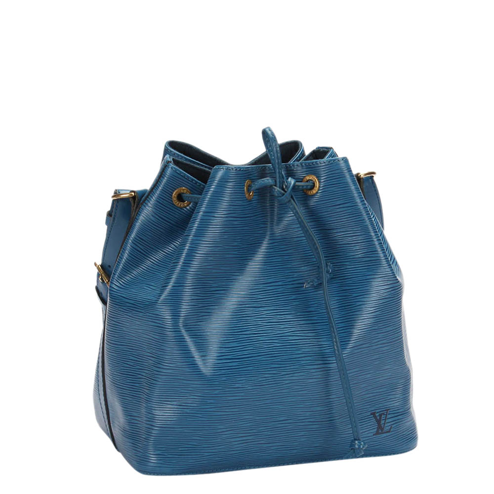

Louis Vuitton Blue Epi Leather Petit Noe Bag