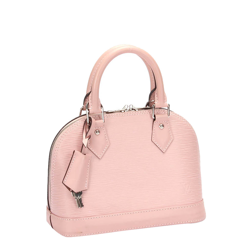 

Louis Vuitton Pink Epi Leather Alma BB Bag