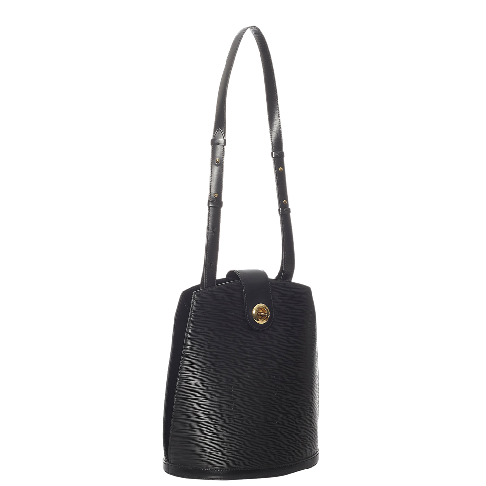 

Louis Vuitton Black Epi Leather Cluny Shoulder Bag