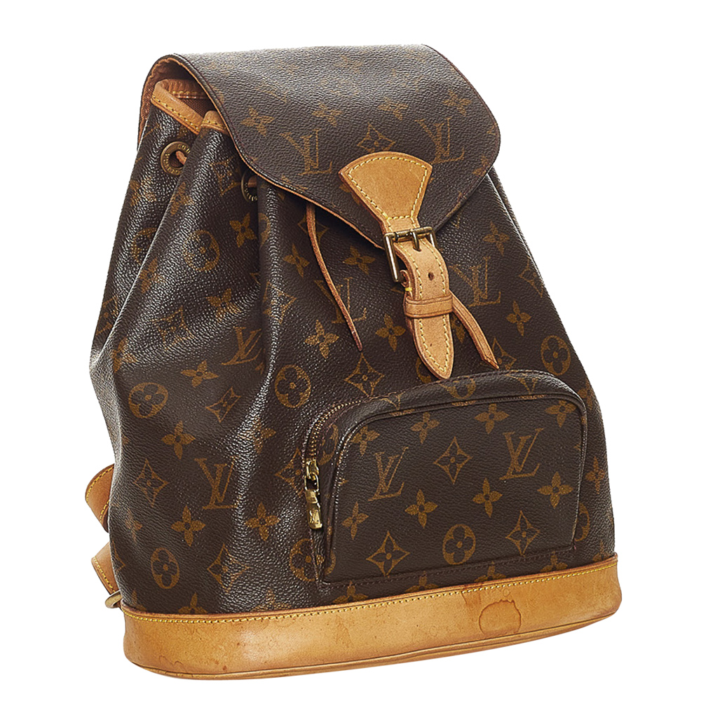 

Louis Vuitton Monogram Canvas Mini Montsouris Backpack, Brown