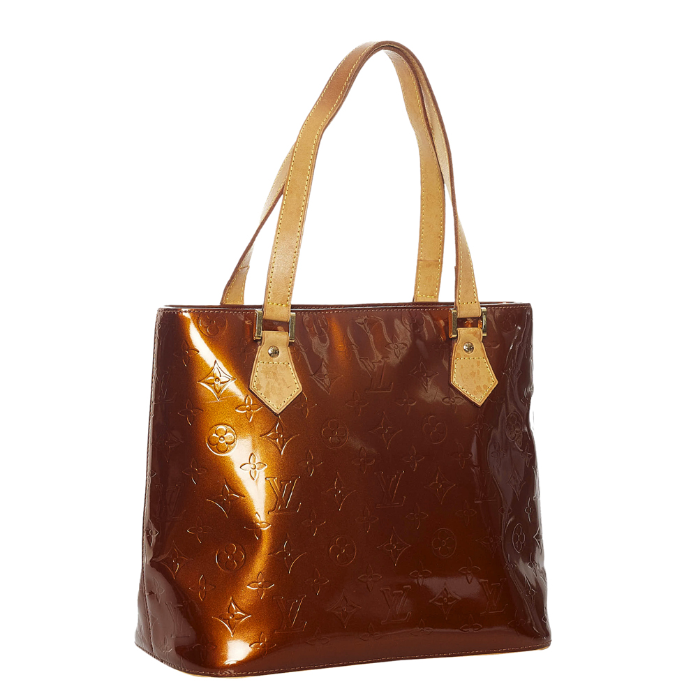 

Louis Vuitton Brown Monogram Vernis Houston Bag