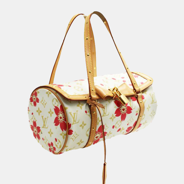 

Louis Vuitton Vintage Takashi Murakami Cherry Blossom Papillon 28 Bag, Multicolor