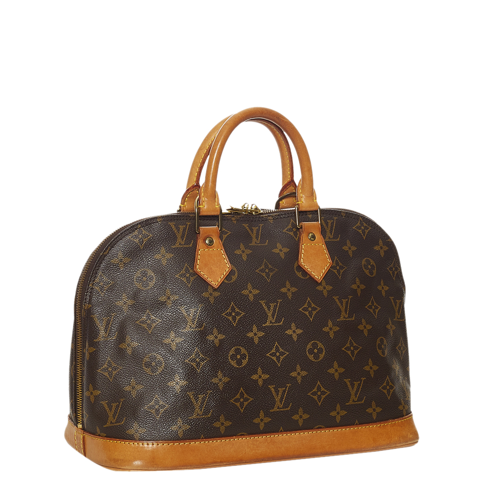 

Louis Vuitton Monogram Canvas Alma PM Bag, Brown