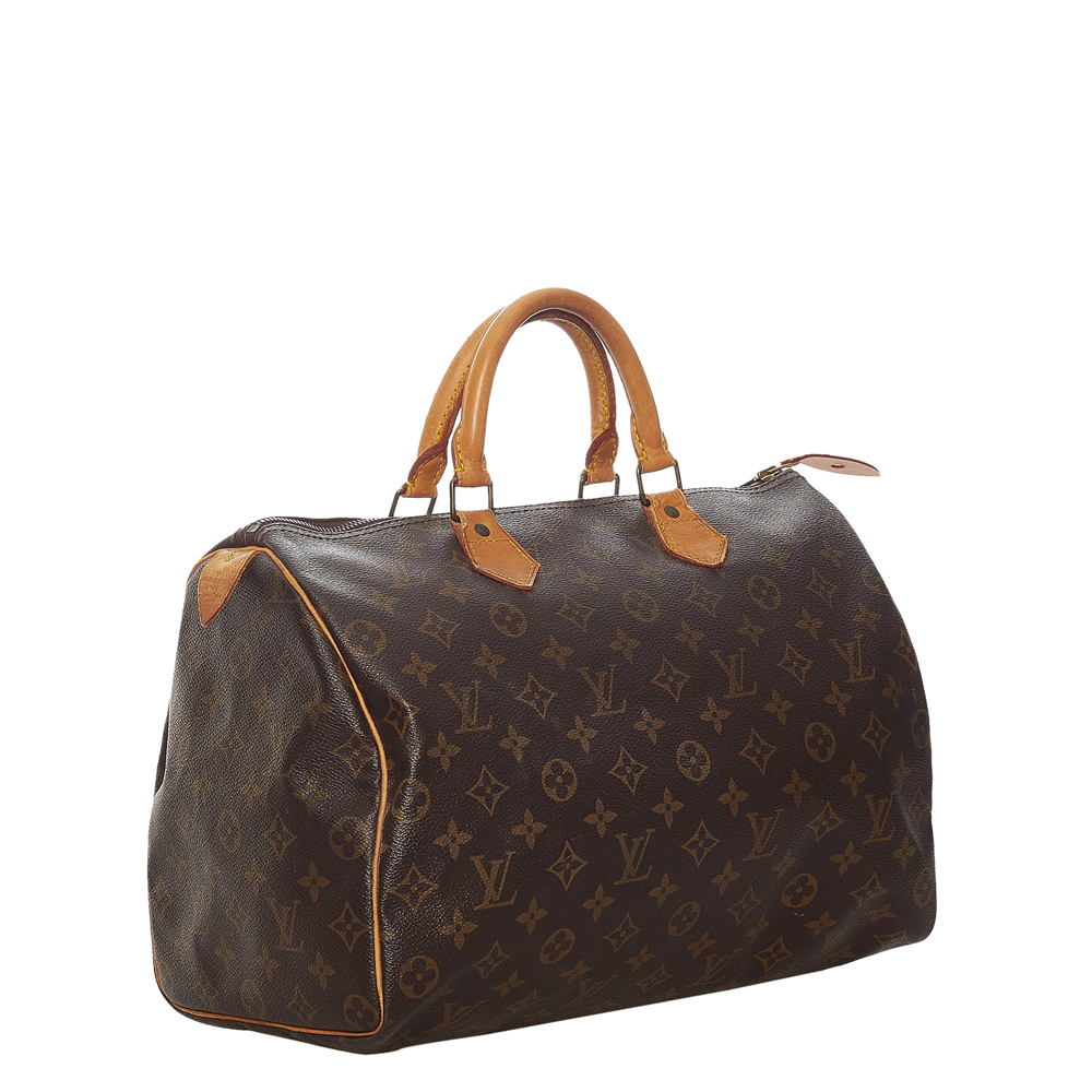 

Louis Vuitton Brown Monogram Canvas Speedy 30 Top Handle Bag