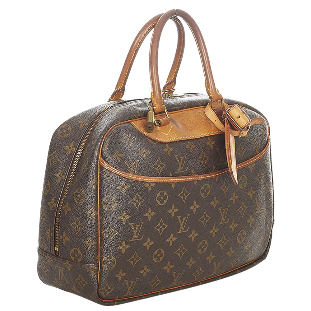 

Louis Vuitton Brown Monogram Canvas Deauville Bag