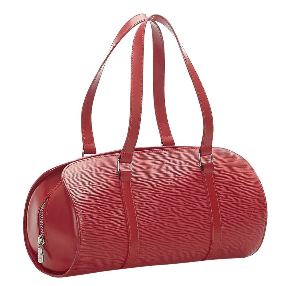 

Louis Vuitton Red Epi Leather Soufflot Bag