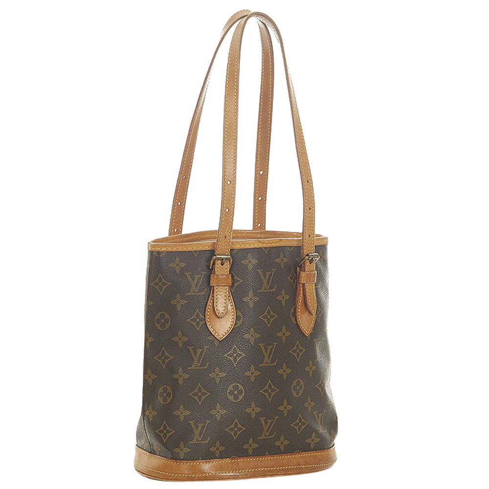 

Louis Vuitton Brown Monogram Canvas Petite Bucket Bag
