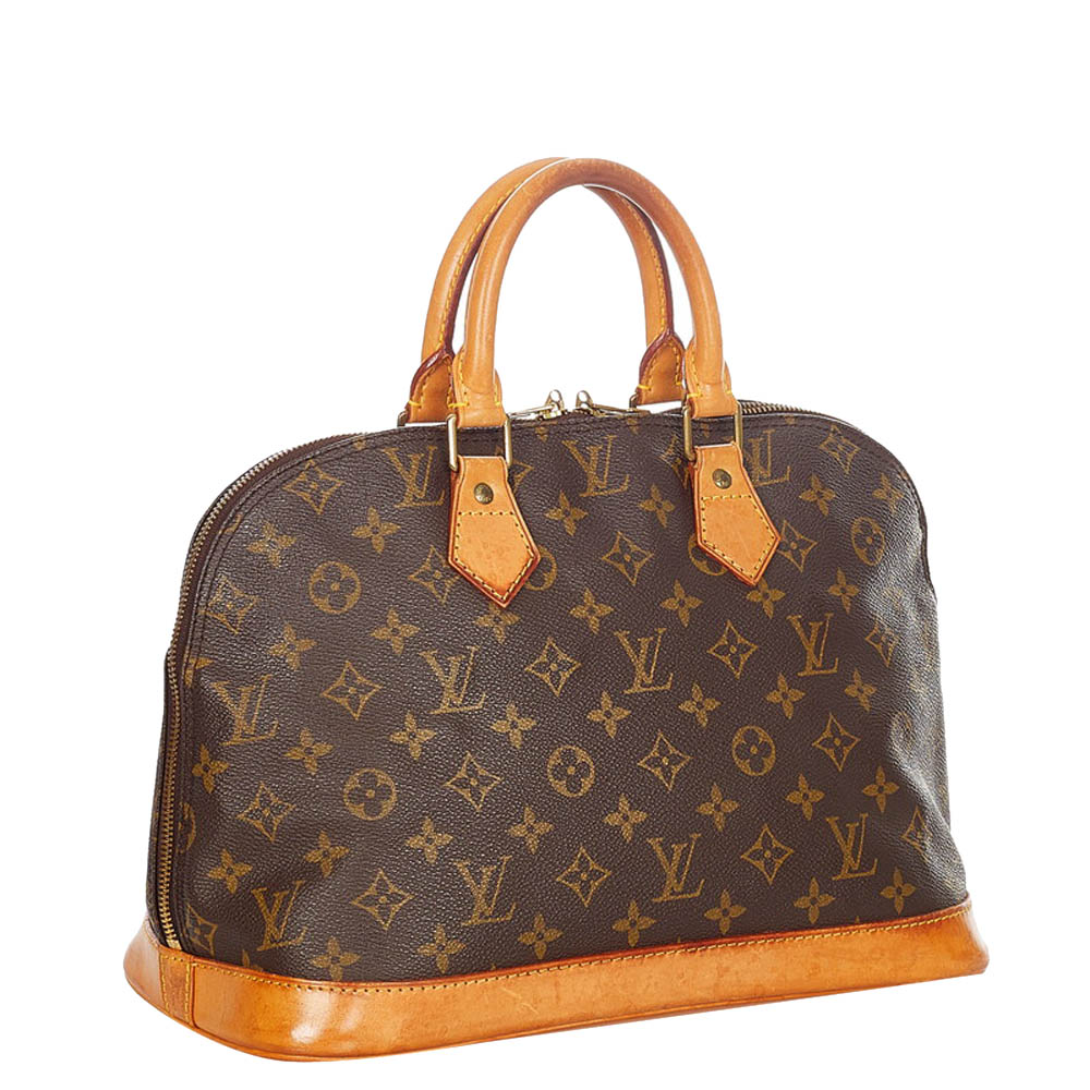 

Louis Vuitton Brown Monogram Alma PM Bag