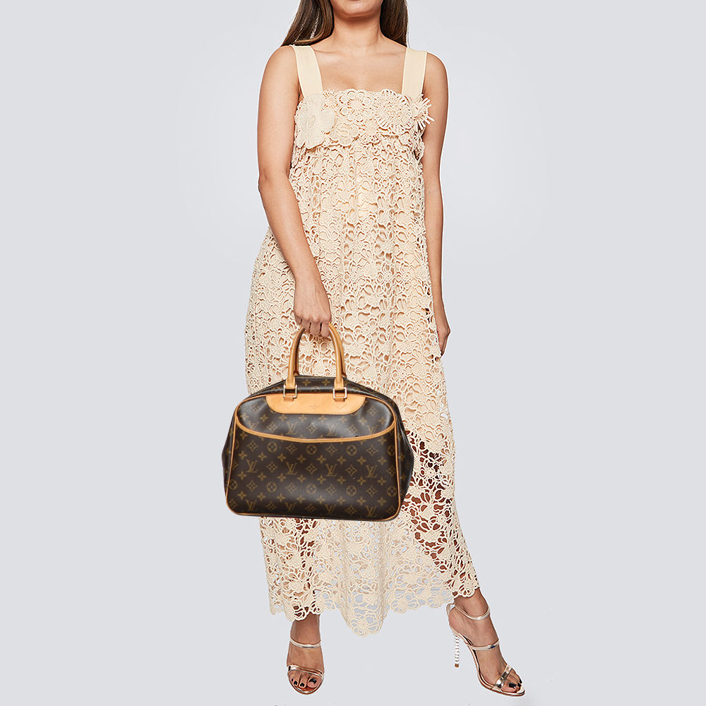 

Louis Vuitton Monogram Canvas Deauville Bag, Brown