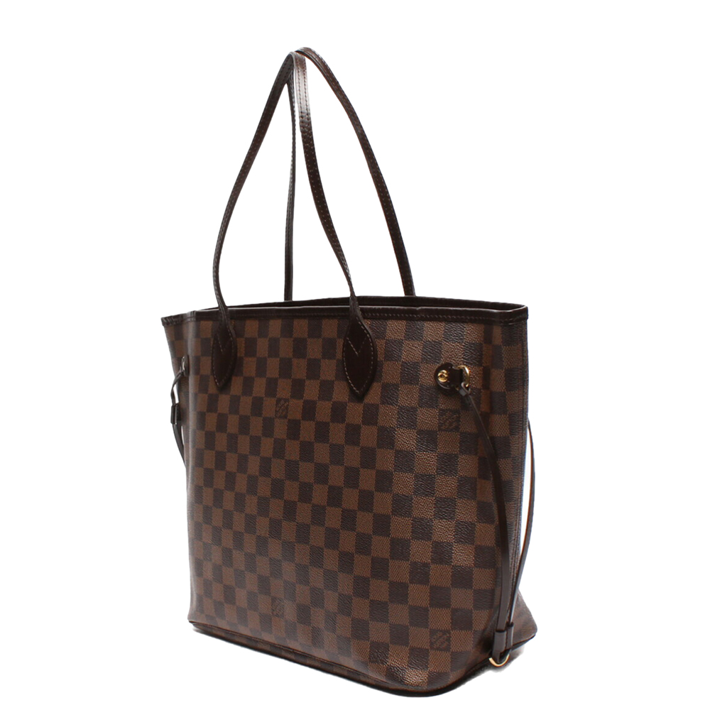 

Louis Vuitton Brown Damier Ebene Canvas Neverfull MM Bag