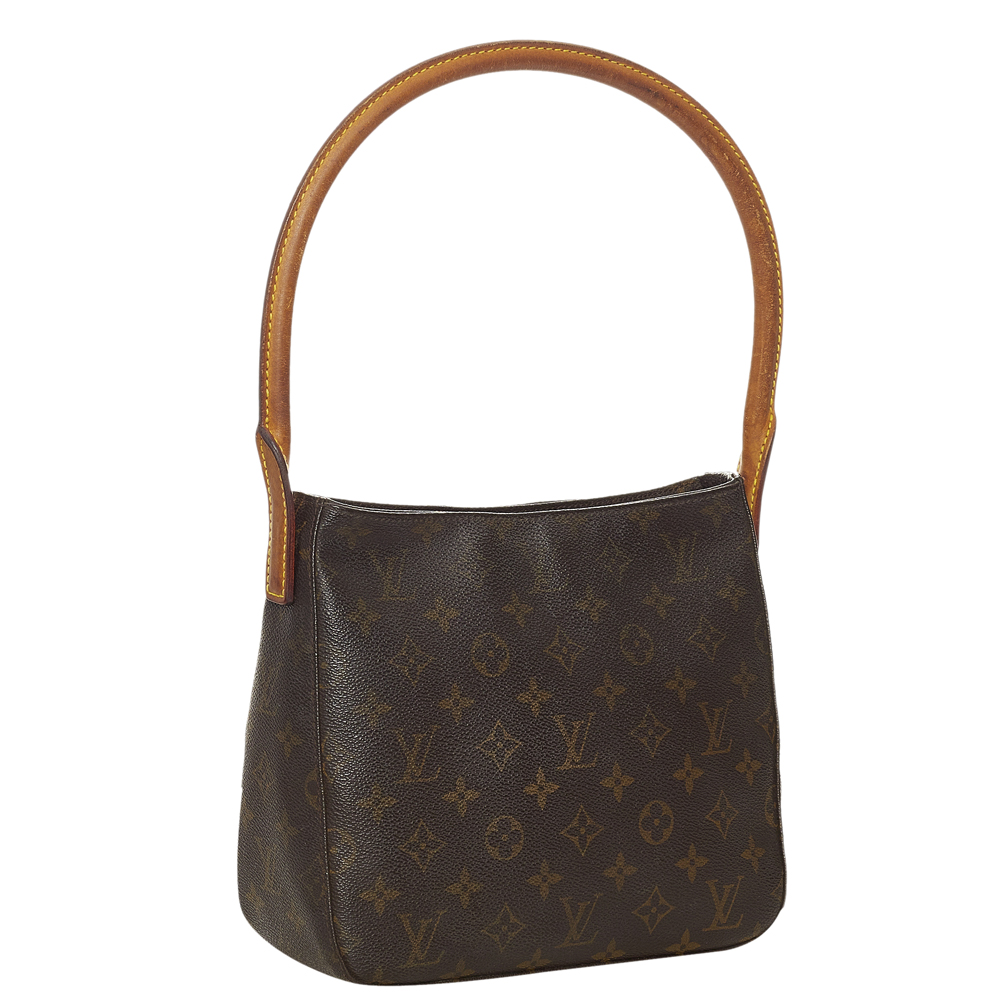 

Louis Vuitton Monogram Canvas Looping MM Bag, Brown