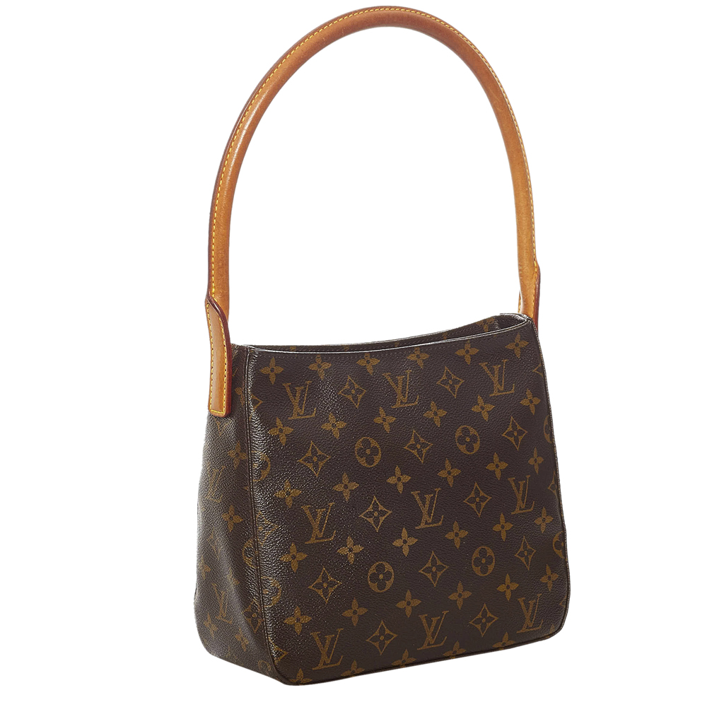 

Louis Vuitton Monogram Canvas Looping MM Bag, Brown