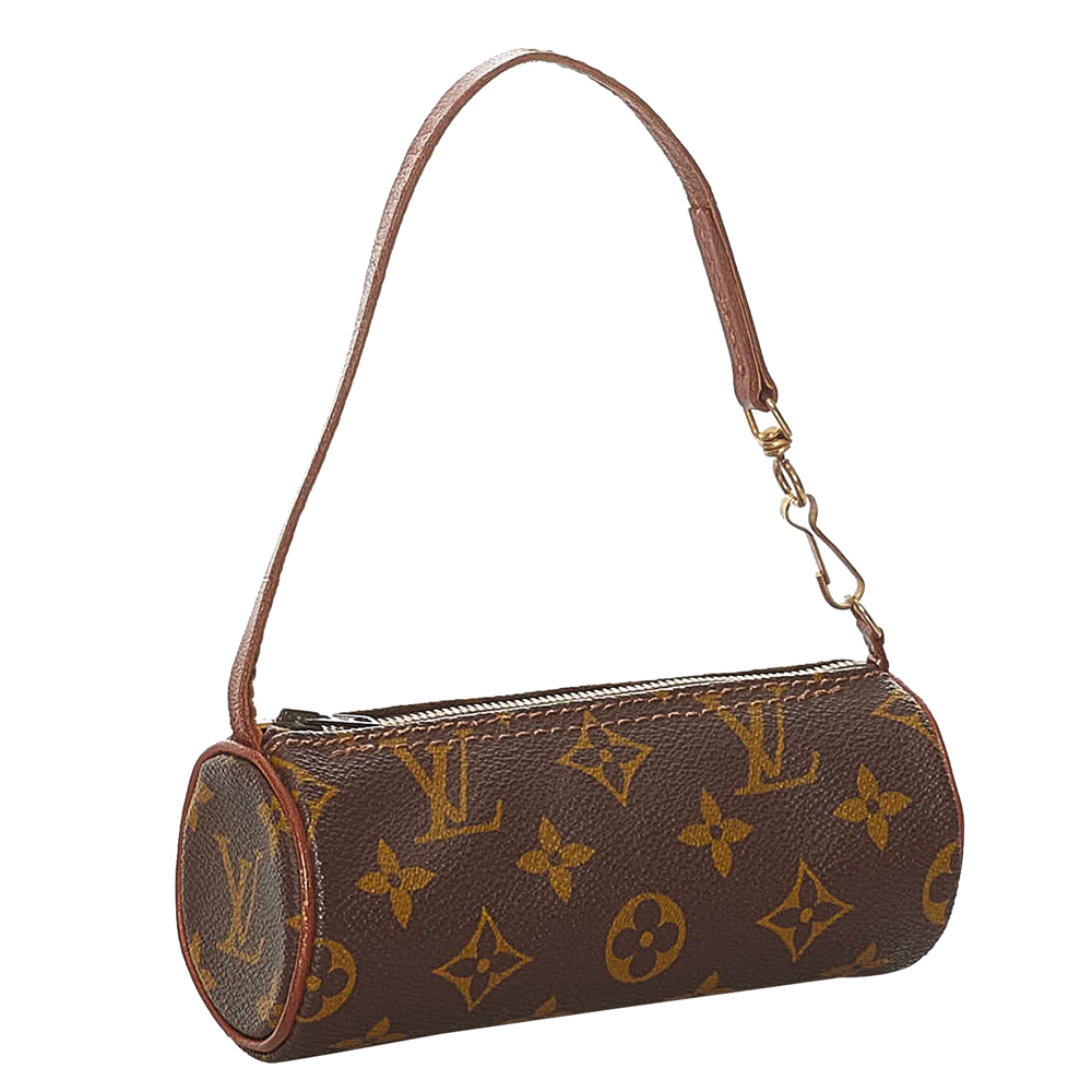 

Louis Vuitton Monogram Canvas Pochette Papillon Bag, Brown