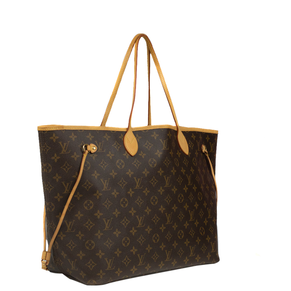 

Louis Vuitton Monogram Canvas Neverfull GM Bag, Brown