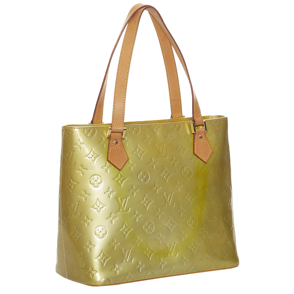 

Louis Vuitton Green Vernis Leather Houston Tote Bag