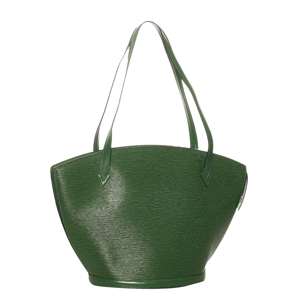 

Louis Vuitton Green Epi Leather Saint Jacques GM Shoulder Bag