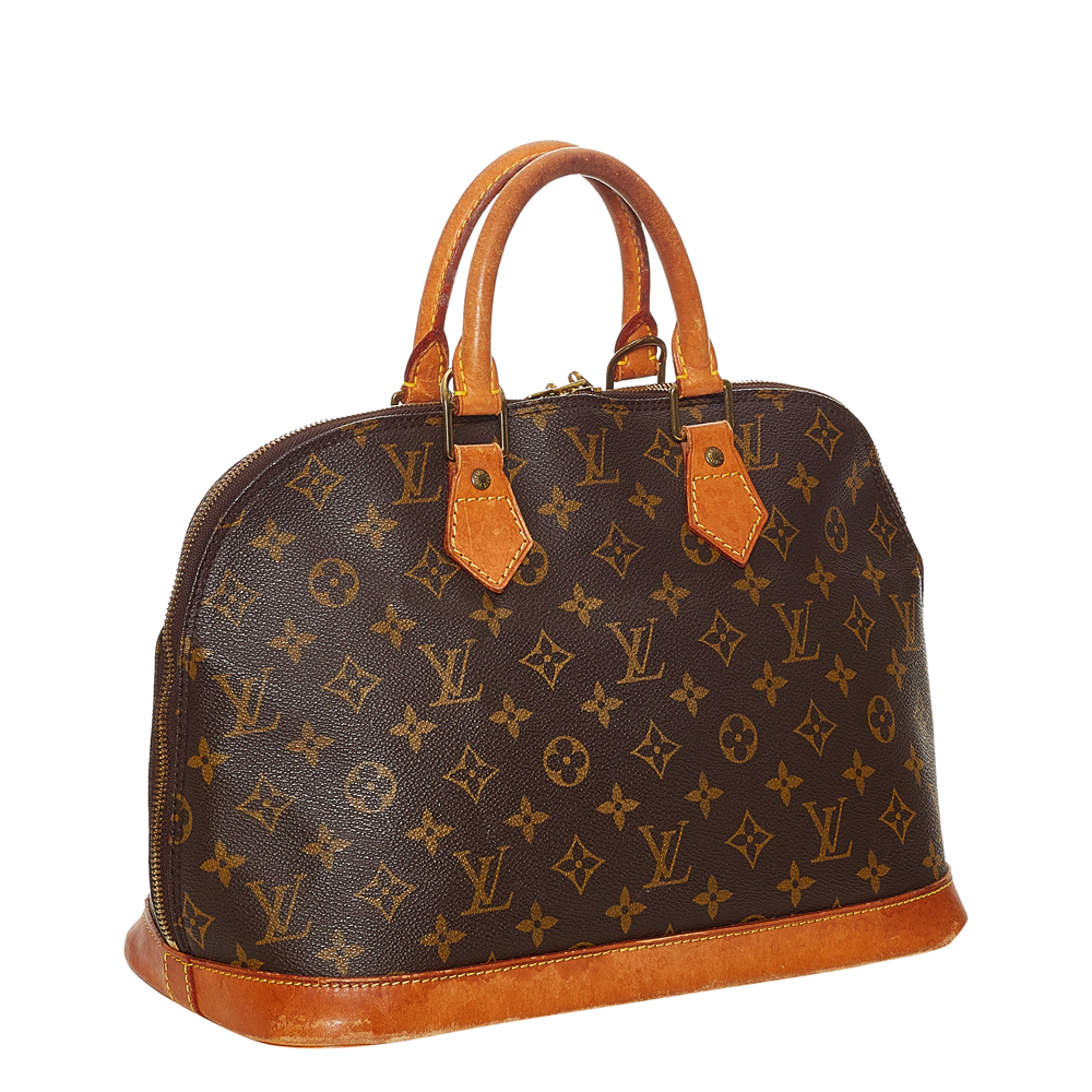 

Louis Vuitton Monogram Canvas Alma PM Bag, Brown