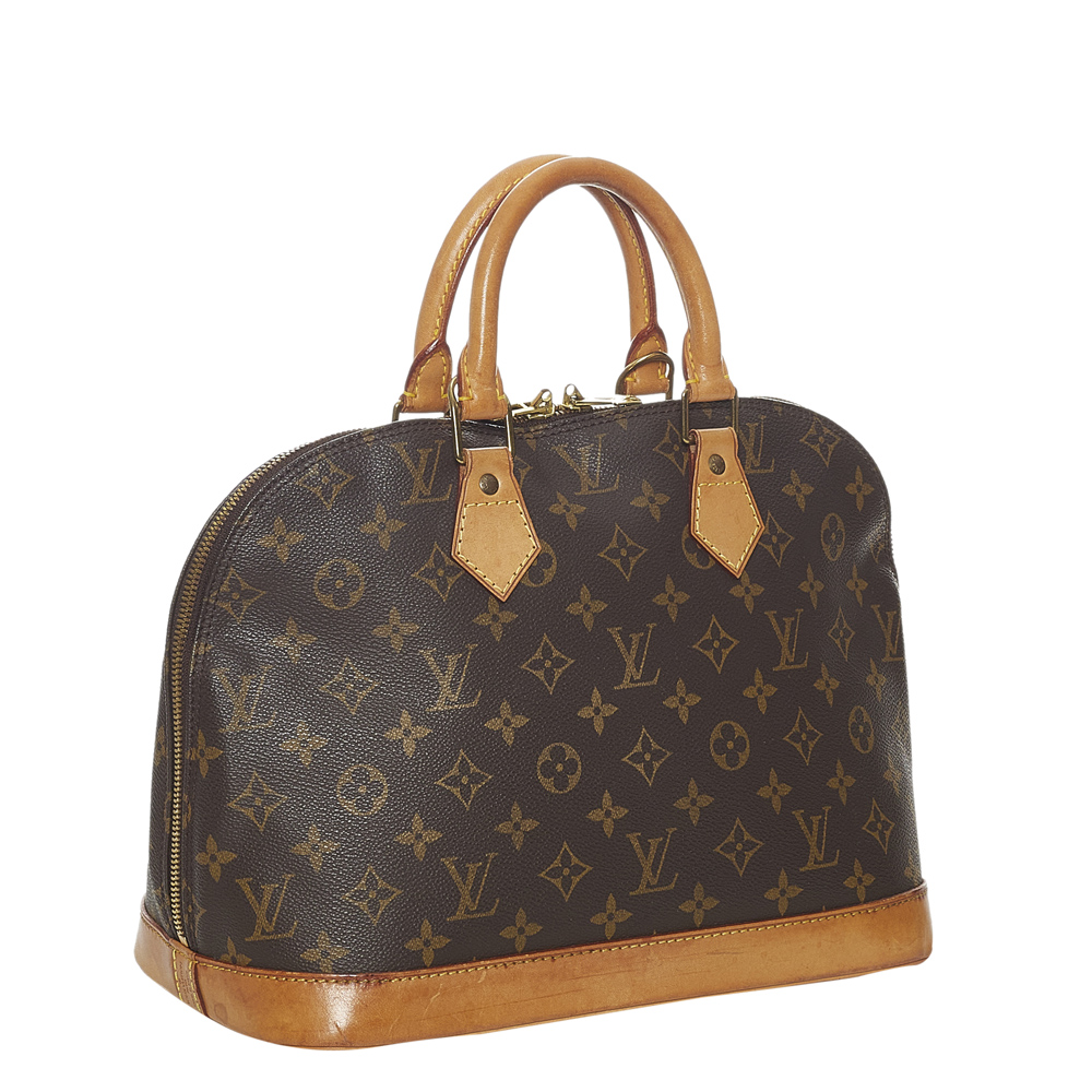 

Louis Vuitton Monogram Canvas Alma PM Bag, Brown