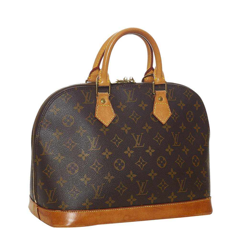 

Louis Vuitton Monogram Canvas Alma PM Bag, Brown
