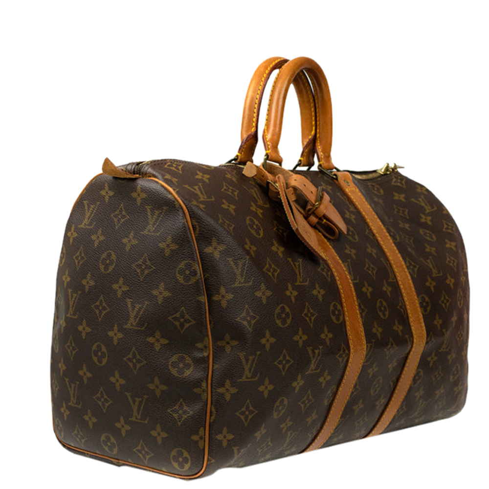 

Louis Vuitton Monogram Canvas Keepall 45 Bag, Brown