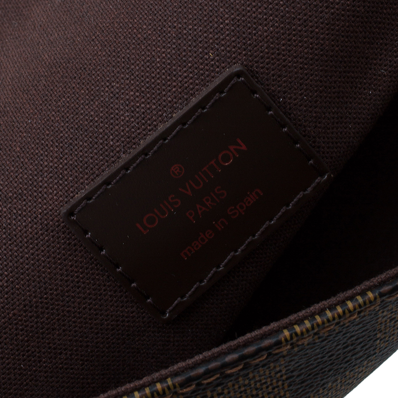 Louis Vuitton Brown Damier Ebene Brooklyn PM Cloth ref.161641