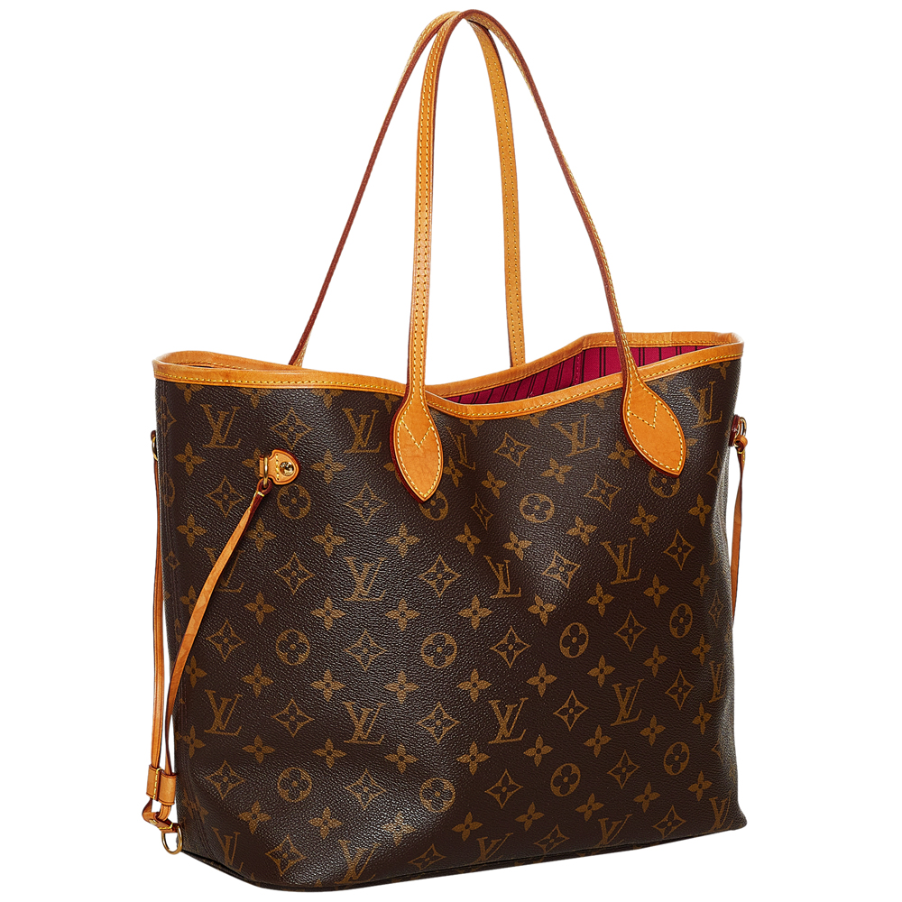 

Louis Vuitton Monogram Canvas Neverfull MM Bag, Brown