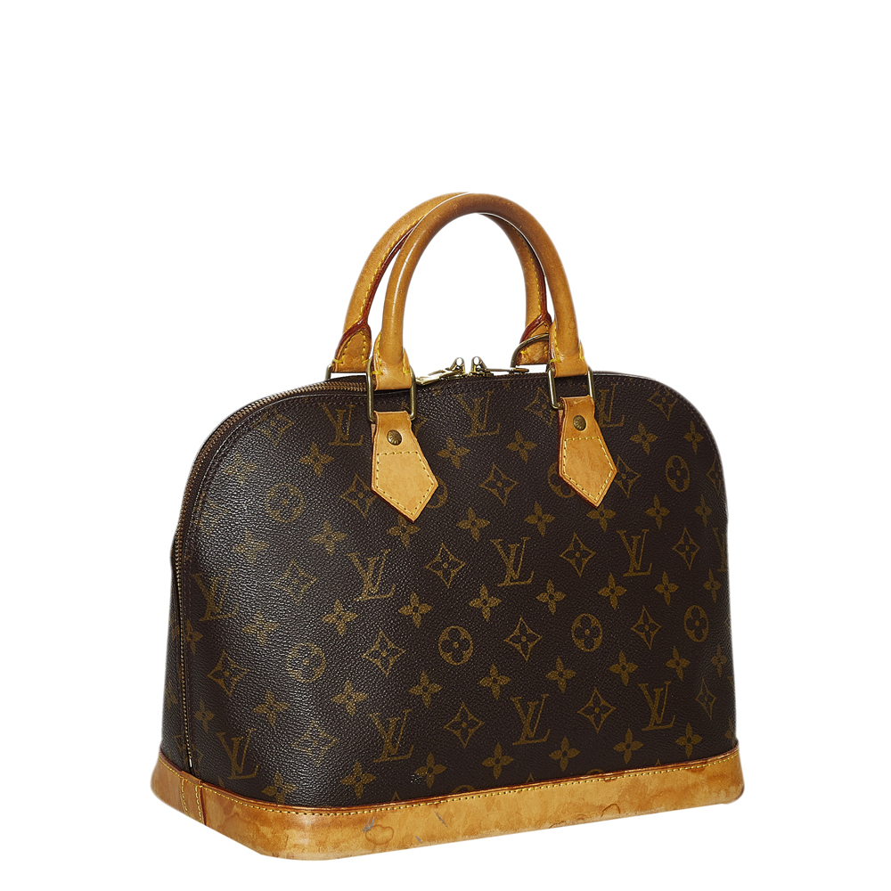 

Louis Vuitton Monogram Canvas Alma PM Bag, Brown