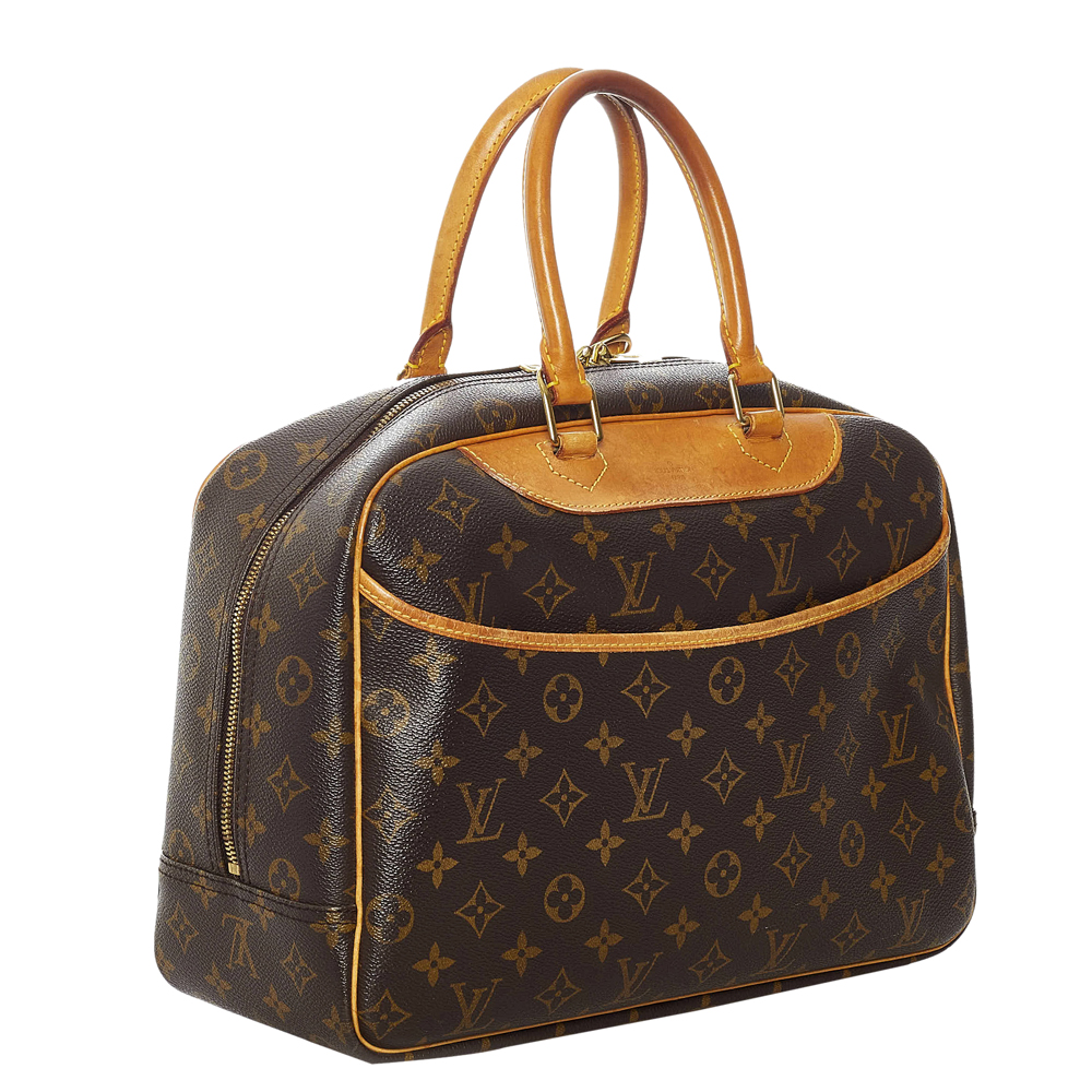 

Louis Vuitton Monogram Canvas Deauville Bag, Brown