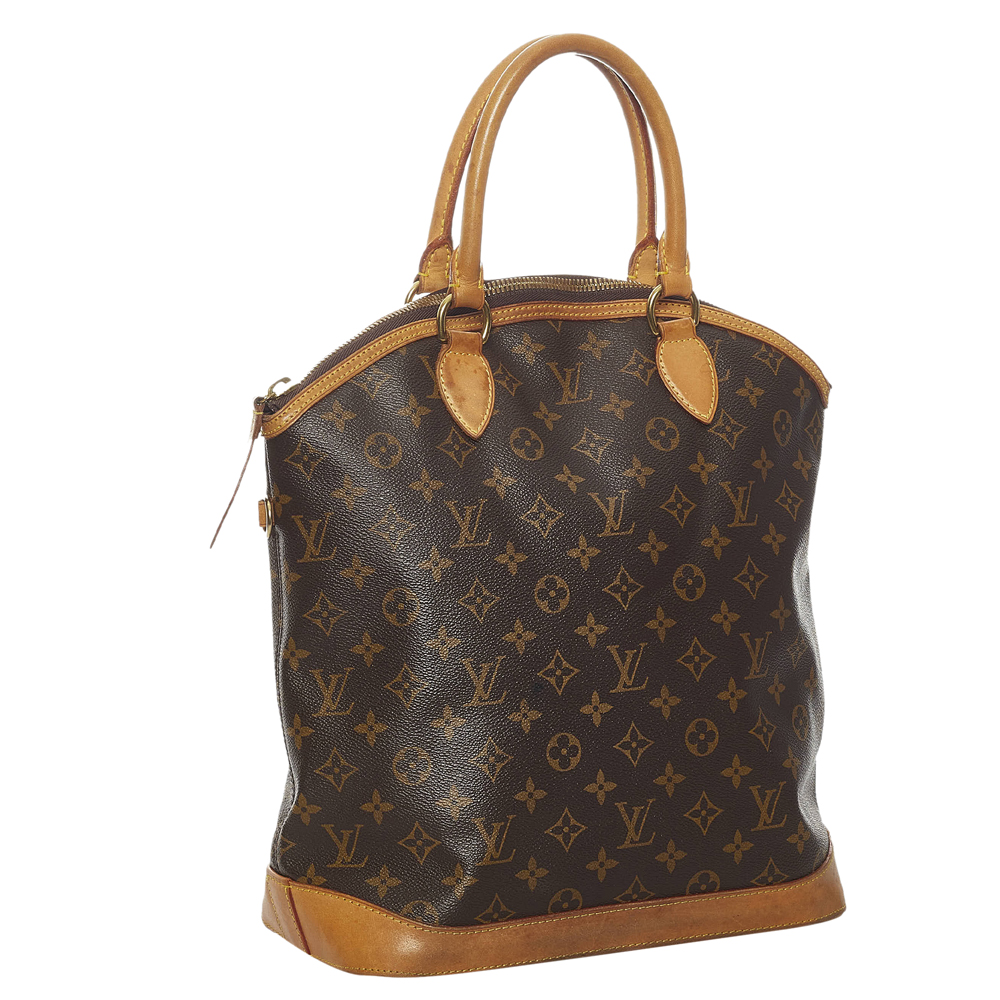 

Louis Vuitton Monogram Canvas Lockit Vertical Bag, Brown