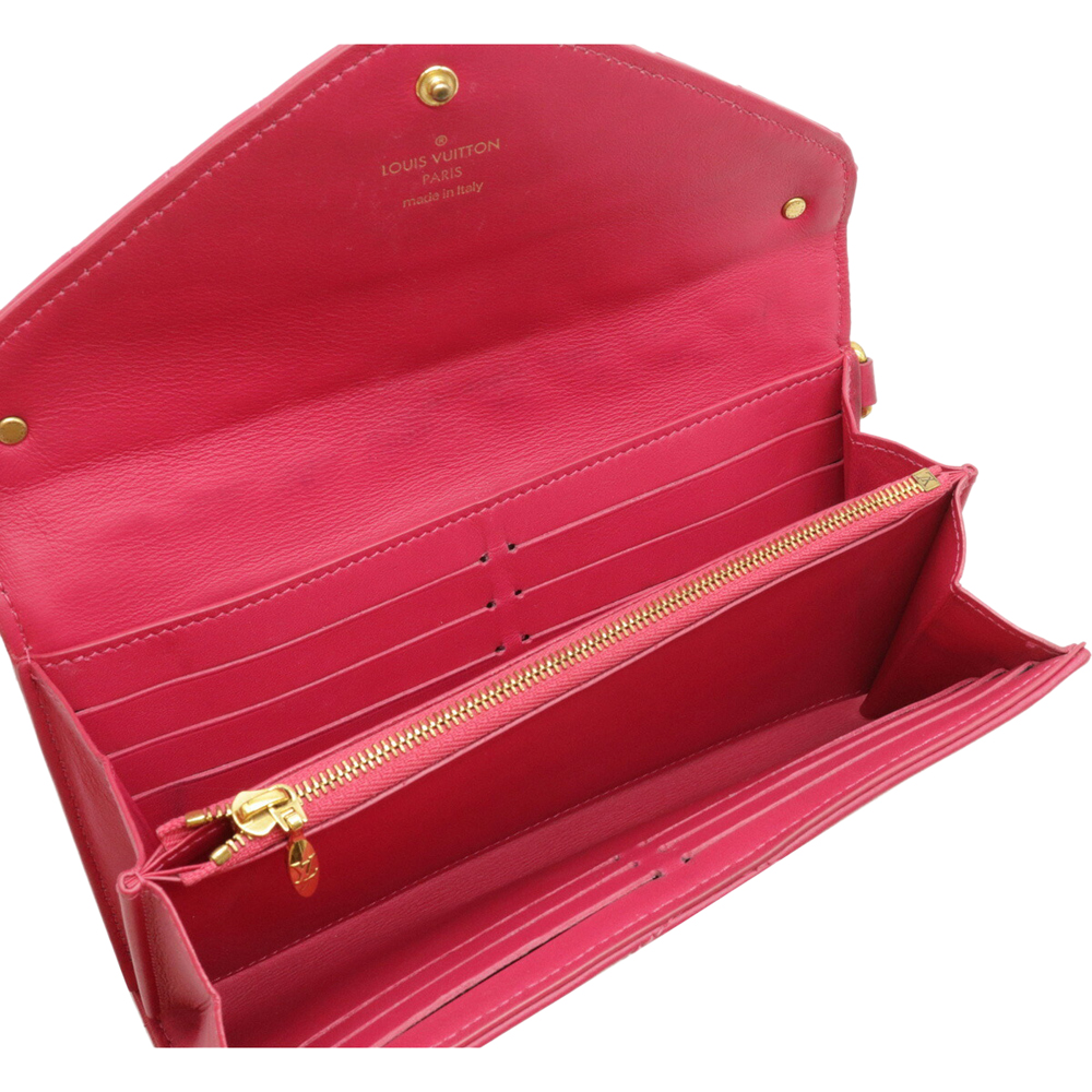 

Louis Vuitton Pink Leather New Wave Long Wallet
