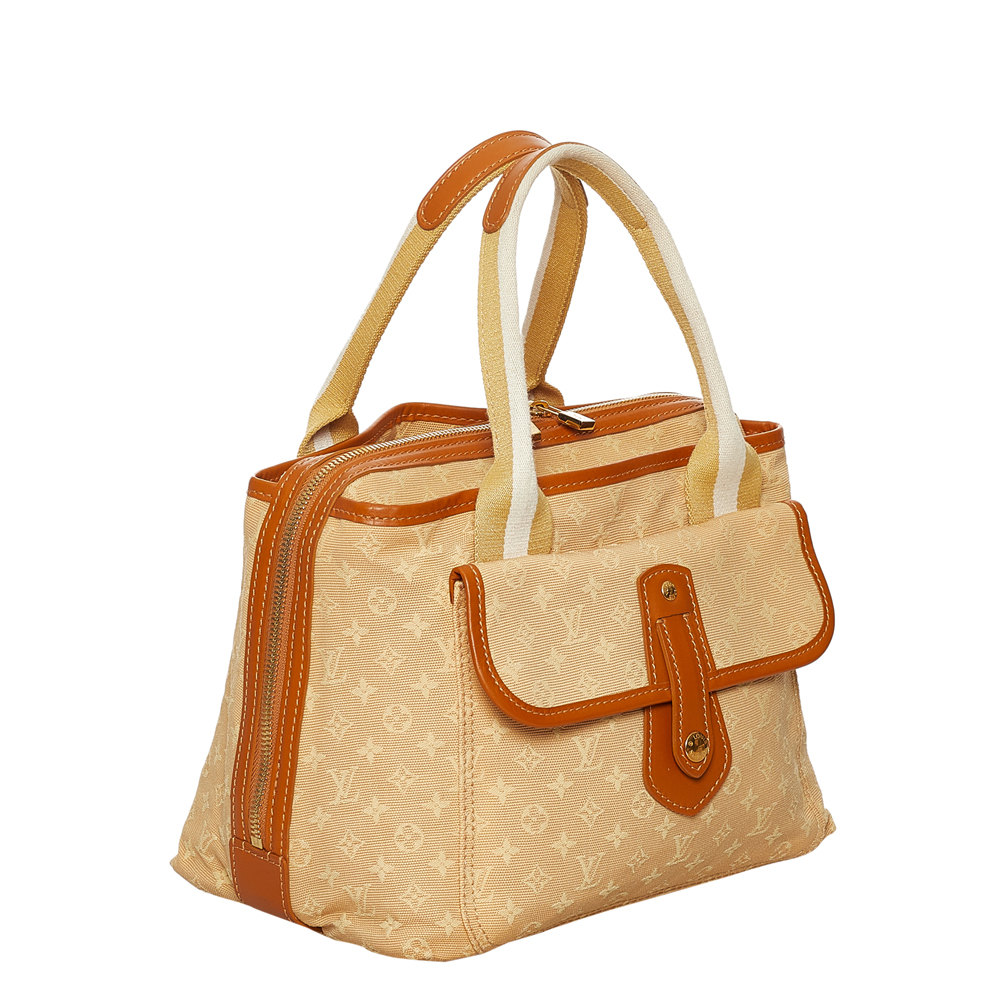 

Louis Vuitton Brown/Beige Sac Canvas Mary Kate Satchel Bag