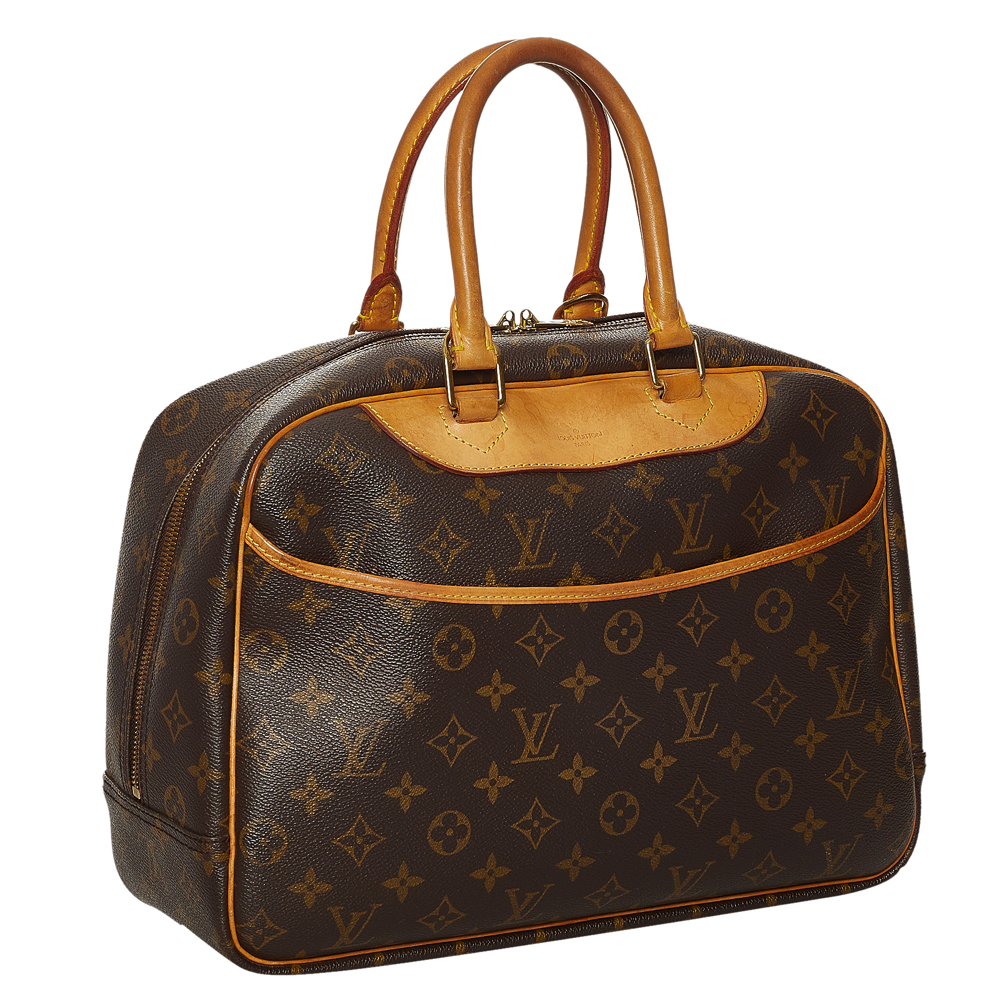 

Louis Vuitton Monogram Canvas Deauville Bag, Brown