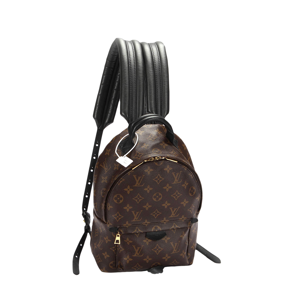 

Louis Vuitton Monogram Brown Palm Springs PM Backpack, Black
