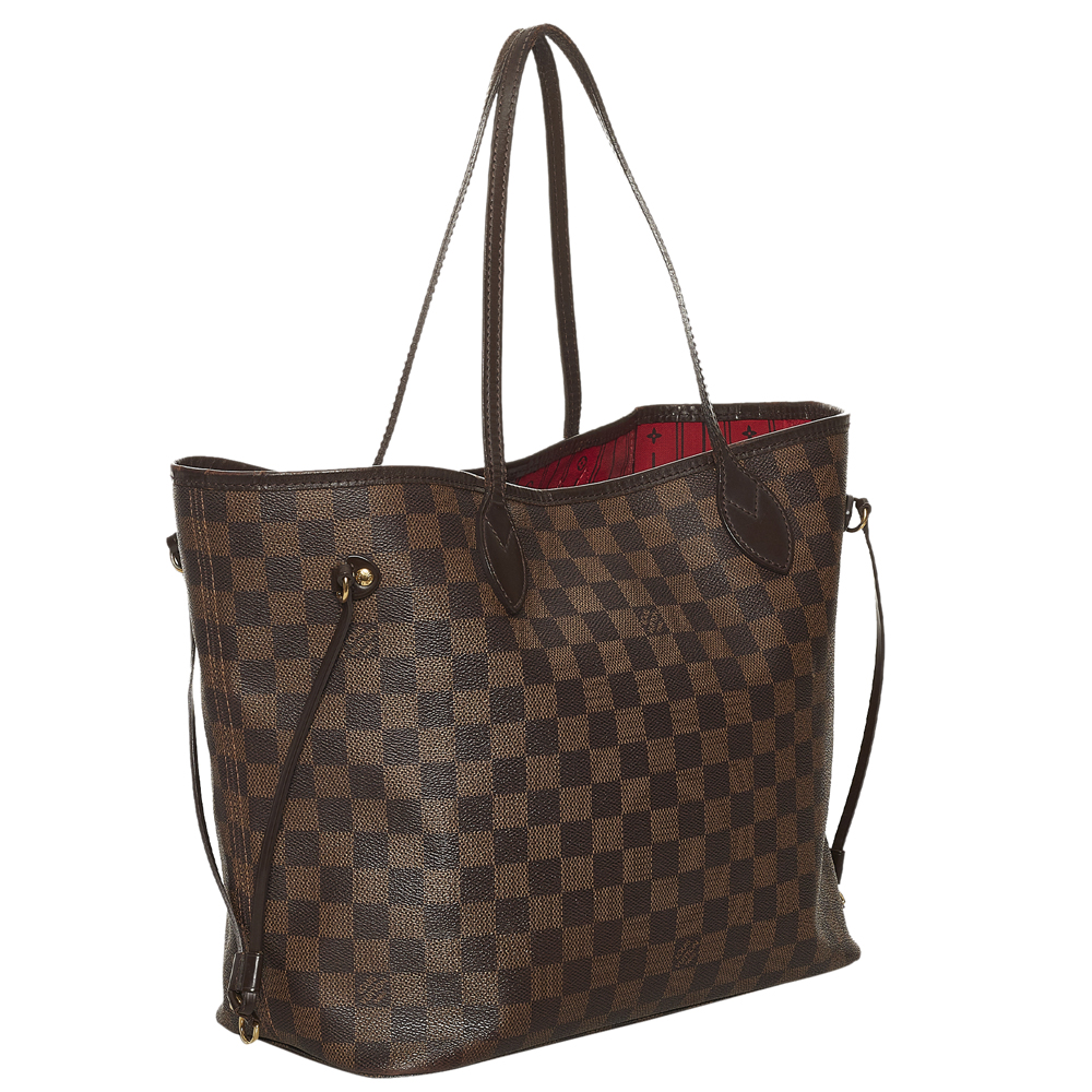 

Louis Vuitton Damier Ebene Canvas Neverfull MM Bag, Brown