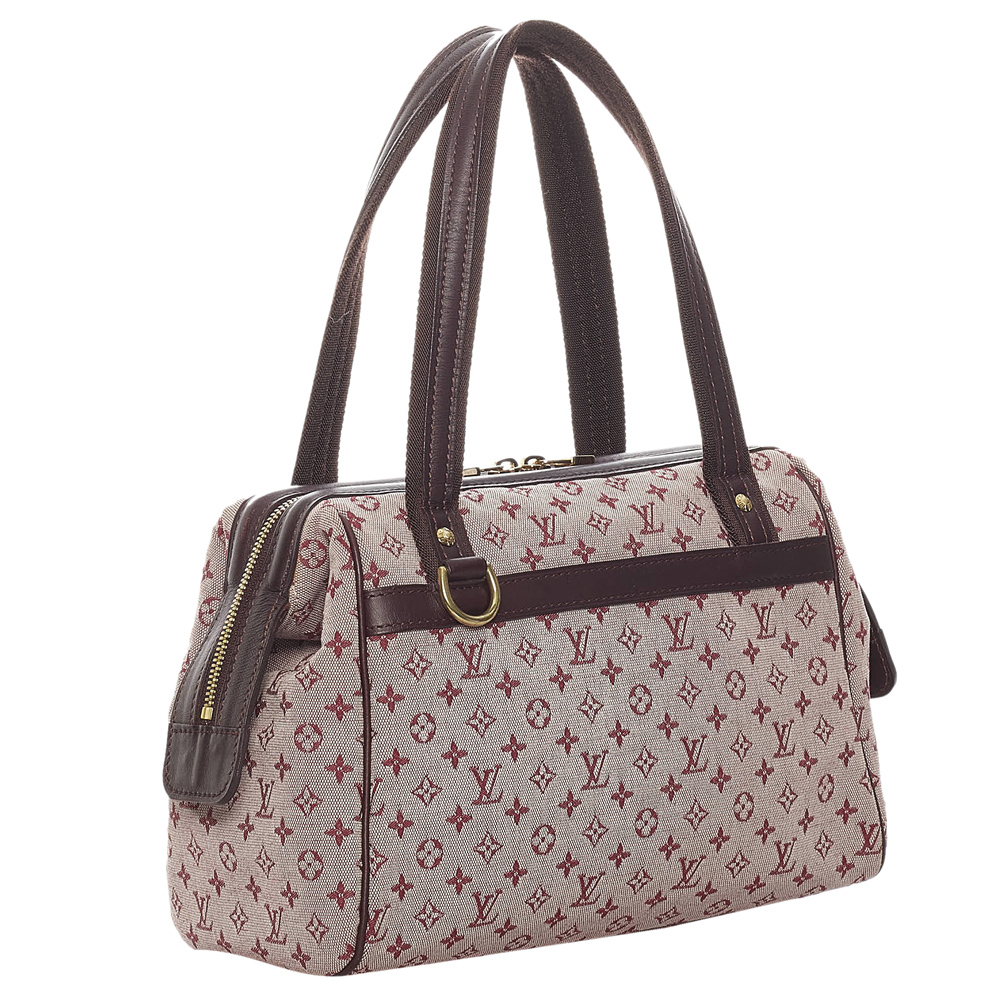 

Louis Vuitton Red Monogram Canvas Fabric Mini Lin Josephine PM Shoulder Bag