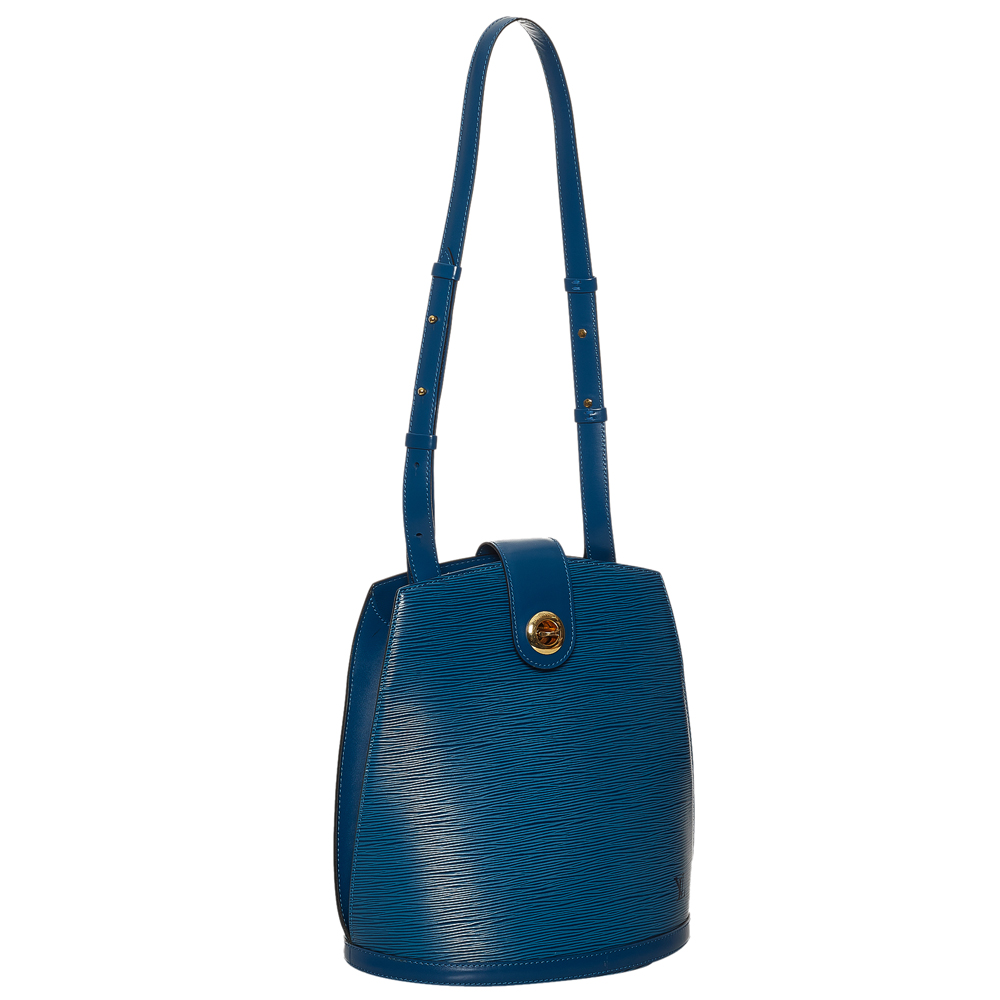 

Louis Vuitton Blue Epi Leather Cluny Shoulder Bag