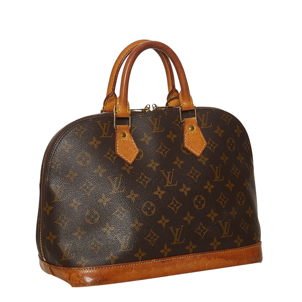 

Louis Vuitton Monogram Canvas Alma PM Bag, Brown