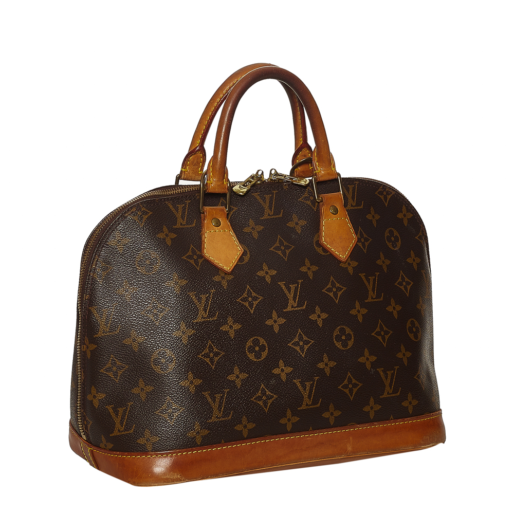 

Louis Vuitton Monogram Canvas Alma PM Bag, Brown