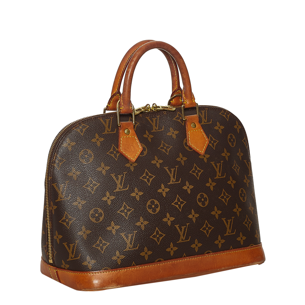 

Louis Vuitton Monogram Canvas Alma PM Bag, Brown