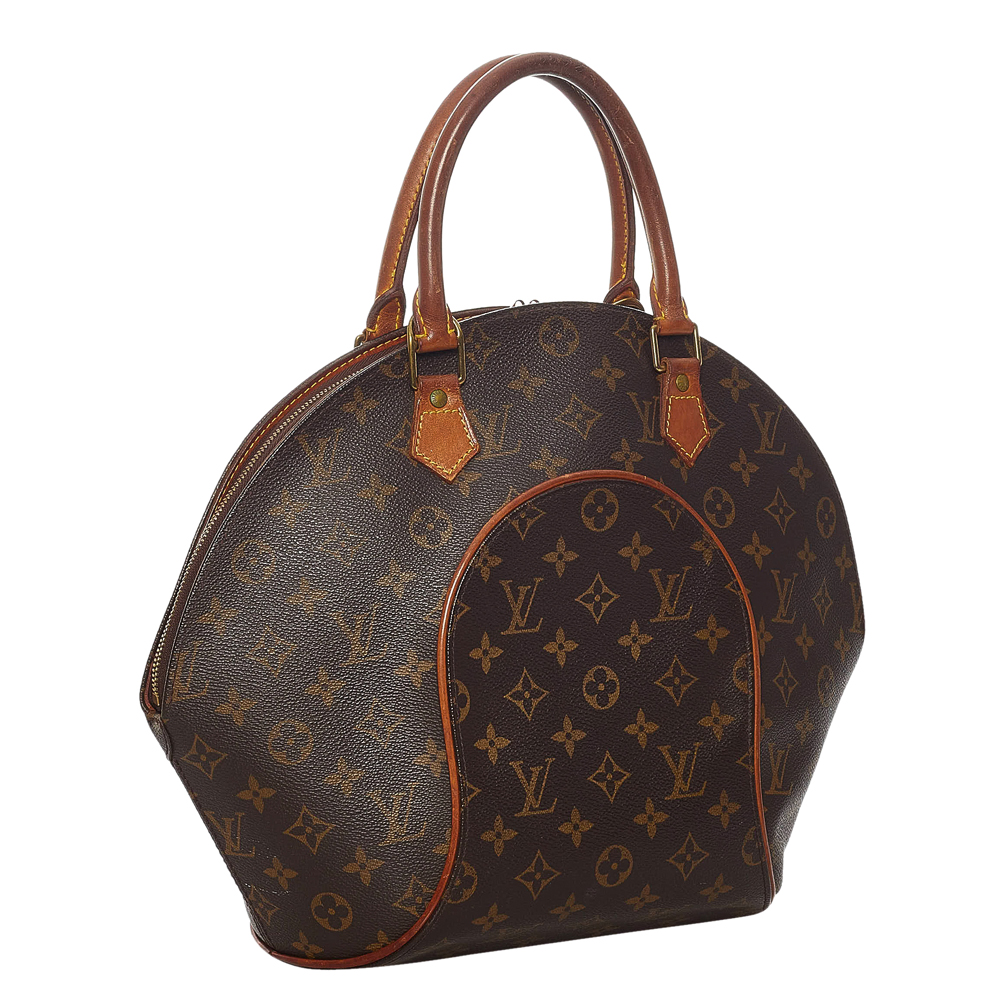 

Louis Vuitton Brown Monogram Canvas Ellipse MM Top Handle Bag
