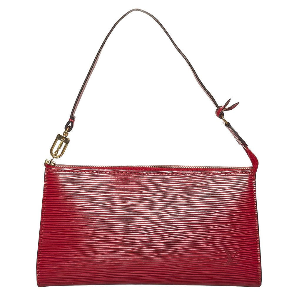 louis vuitton epi leather pochette accessoires