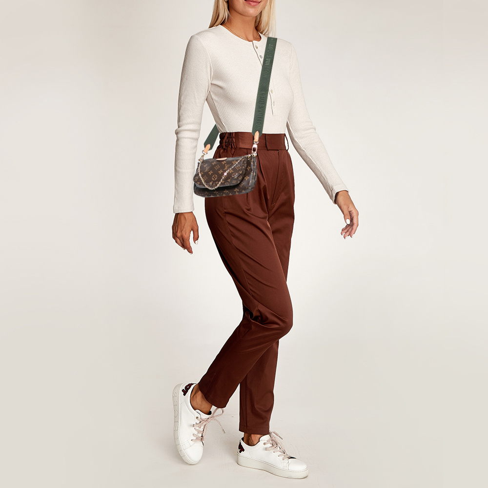 

Louis Vuitton Monogram Canvas Multi Pochette Accessories Bag, Brown