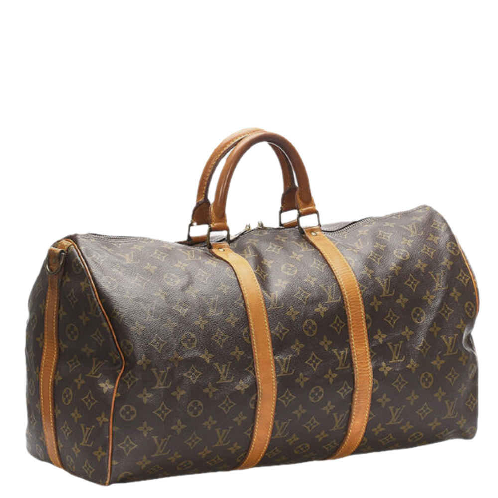 

Louis Vuitton Brown Monogram Canvas Keepall 50 Bag