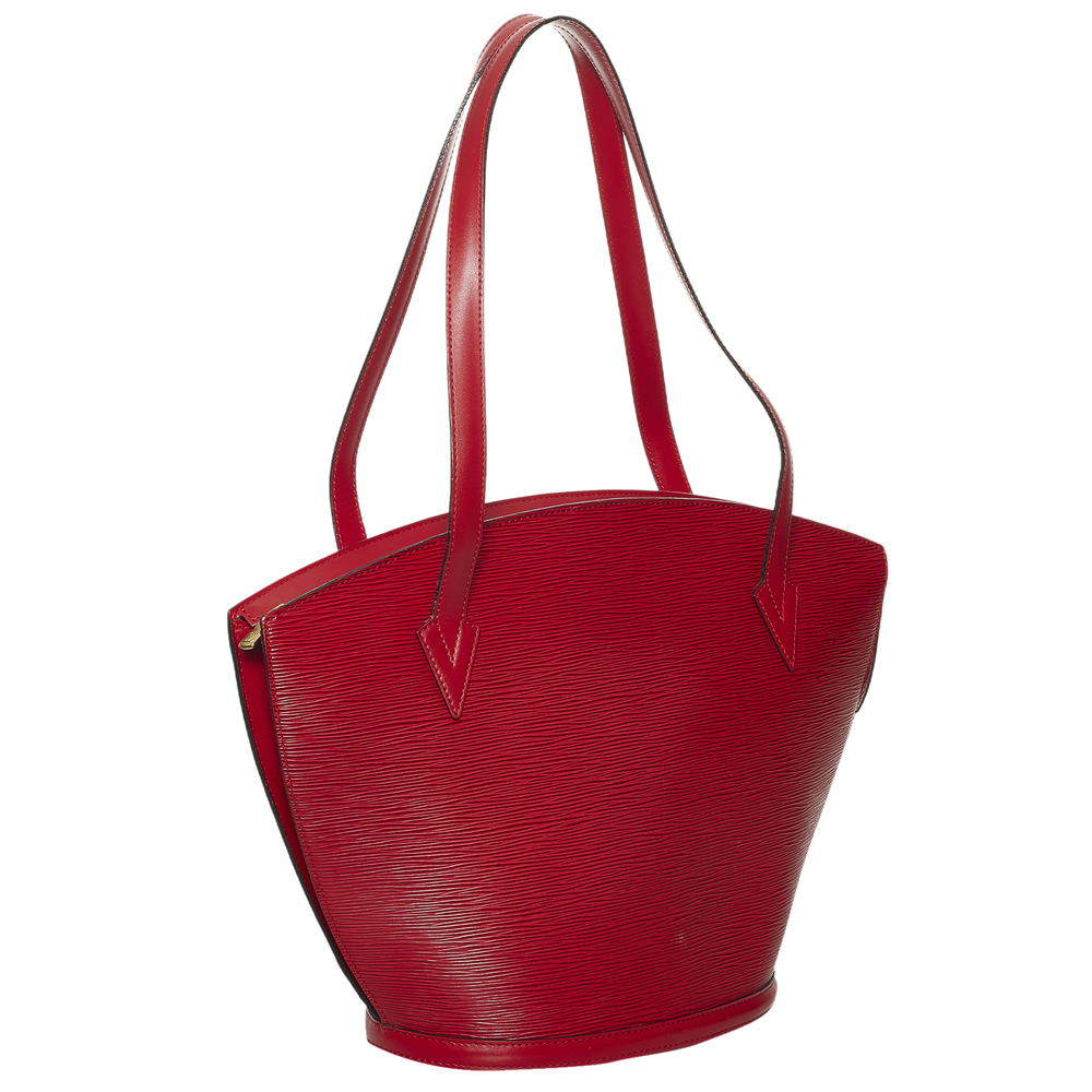 

Louis Vuitton Red Epi Leather Saint Jacques GM Shoulder Bag
