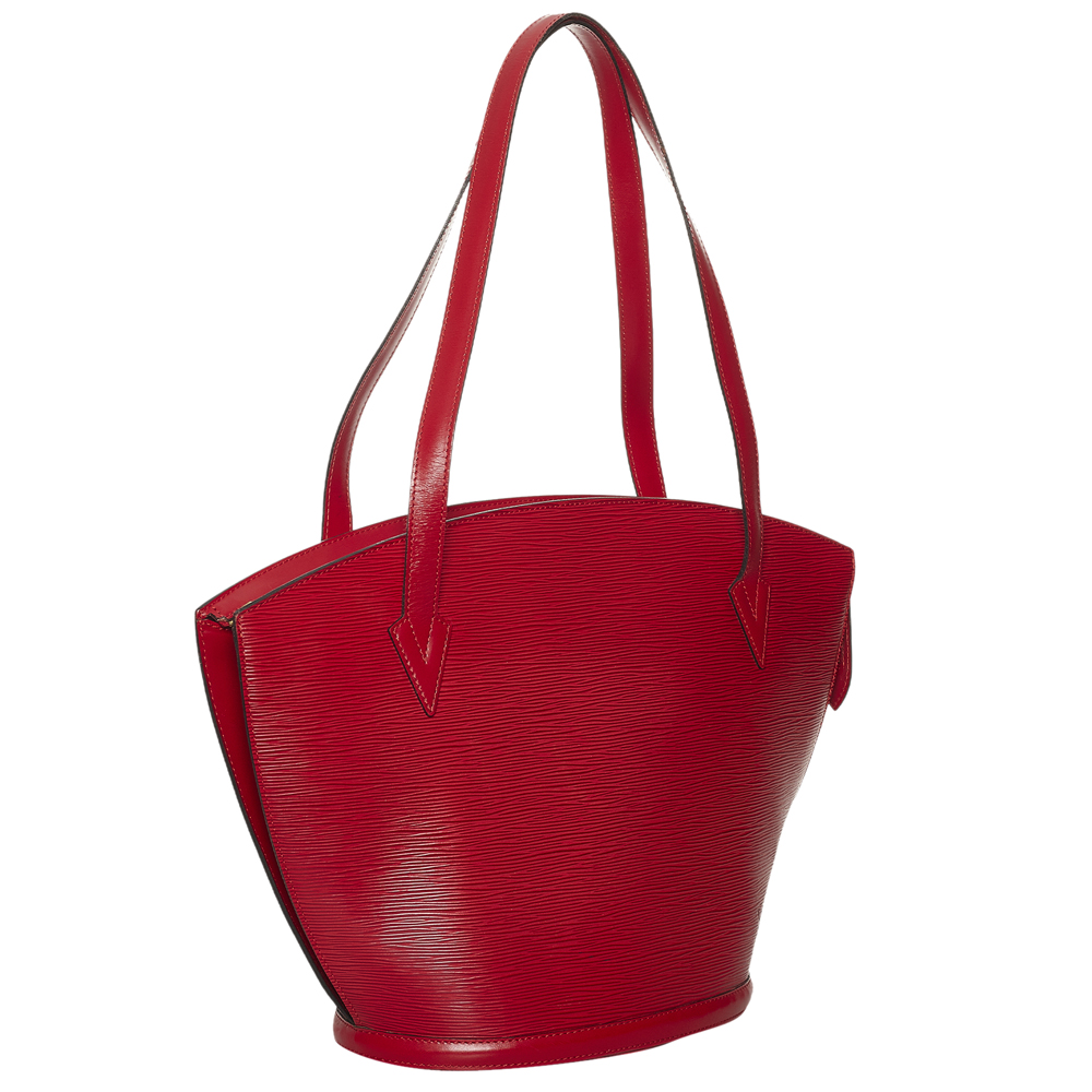

Louis Vuitton Red Epi Leather Saint Jacques GM Shoulder Bag